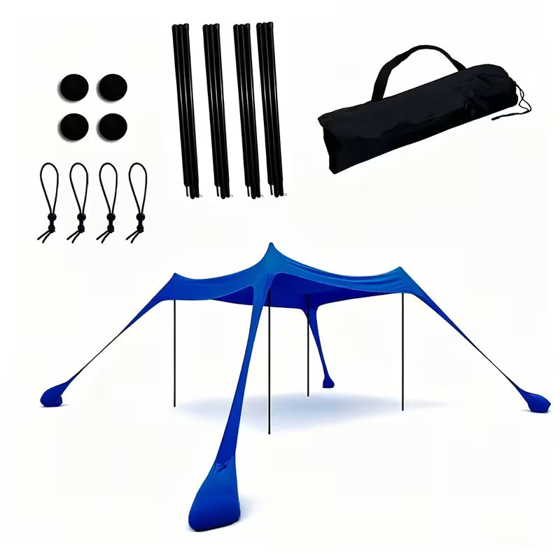 Royal Blue Beach Canopy (6-8 Pax)